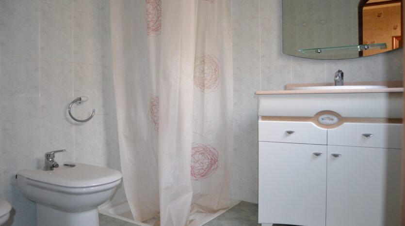 baño sin mampara